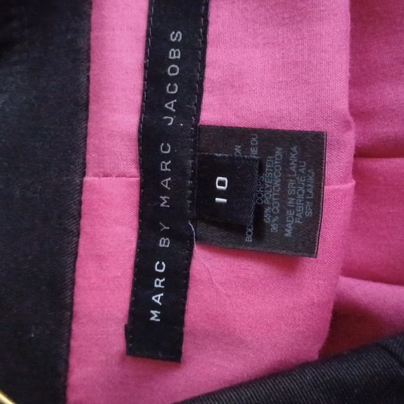 Marc by Marc Jacobs Stretch Cotton Button Front Cropped Sleeve Jacket- Sz. 10 - Picture 2 of 11